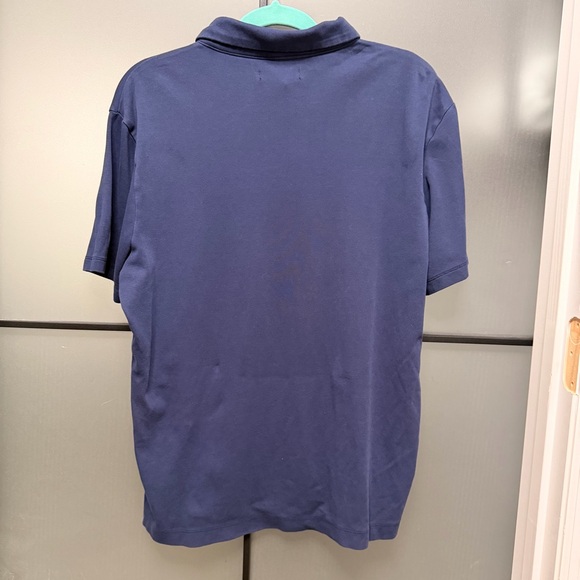 Banana Republic Navy Polo Shirt Men's L Classic Casual Preppy Essential Capsule - Picture 2 of 4